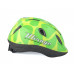 Шлем 8-9089973 с сеточкой Mirage 198 INMOLD детский/подростковый 12 отверстий, зелено-желтый 48-54см AUTHOR