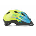 Шлем 8-9090011 с сеточкой Trigger 171Blu INMOLD подростковый 12 отверстий, сине-неон-желтый 52-56см AUTHOR