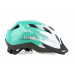 Шлем 8-9090014 с сеточкой Trigger 174 Grn INMOLD подростковый 12 отверстий, бело-зеленый 52-56см AUTHOR
