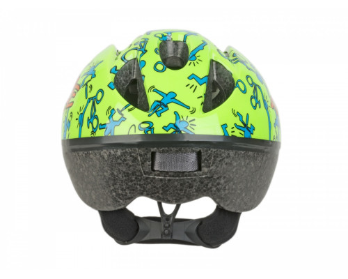 Шлем 8-9090081 с сеточкой Trickie 153 Grn/Blu детский/подростковый 8 отверстий, зелено-синий 49-56см AUTHOR