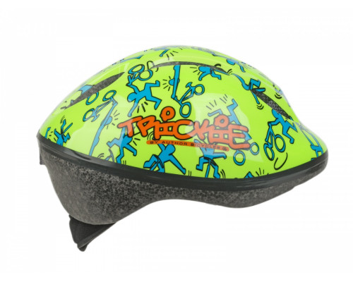 Шлем 8-9090081 с сеточкой Trickie 153 Grn/Blu детский/подростковый 8 отверстий, зелено-синий 49-56см AUTHOR