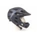 Шлем 8-9110340 BMX/Enduro ABS hard shell tech. CREEK FULLFACE HST 580г. матовый черный 54-58см AUTHOR