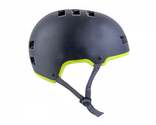 Шлем 8-9110420 универс/ВМХ/FREESTYLE Lynx X9 HARD SHELL 191 MattBlk/Yell-Neon 10 отверстий, суперпрочный чернo-неоново желт. 54-58см AUTHOR