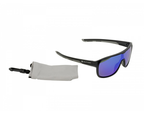 Очки 8-9201210 солнцезащ категория 3 Revo линзы 100% защита от UV +чехол, ударопрочные поликарбонатные черная оправа, 31гр. COMBE AUTHOR