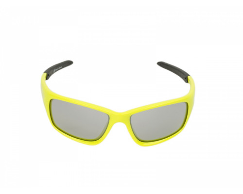 Очки 8-9201310 ДЕТСКИЕ солнцезащитные категория 2 100% защита от UV, зеркал поверхность ударопрочные поликарбонат, неоново-желтая оправа 22гр. Indee Junior AUTHOR