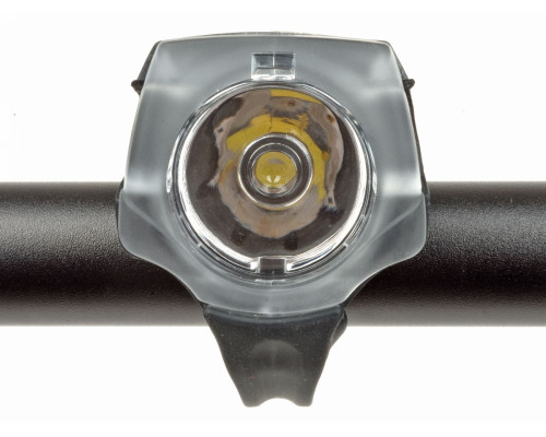 Фара 8-12002256 1диод 1W 200люмен/4функции NERO Collimator-линзы Li-Ion АКБ USB-зарядиод+кабель черная AUTHOR