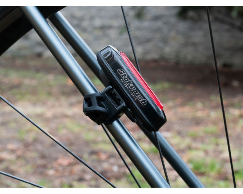 Фонарь 8-12039133 задний 1диод повышенной яркости COB/3функции A-Stake USB красный вертикальный/горизонтальный, прорезининый AUTHOR