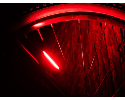 Фонарь 8-12039133 задний 1диод повышенной яркости COB/3функции A-Stake USB красный вертикальный/горизонтальный, прорезининый AUTHOR