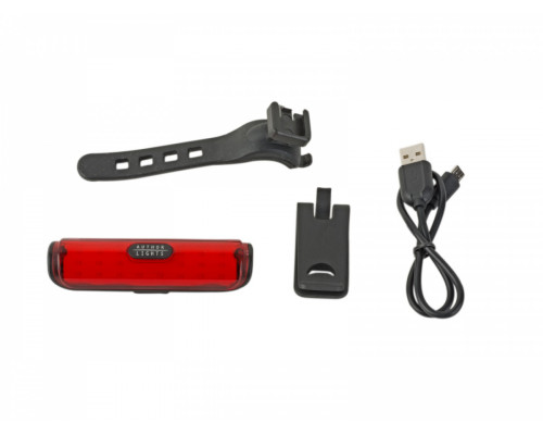 Фонарь 8-12039149 задний 360' видимость 6функций A-PILOT USB CobLed 50Lm красный вертикальный/горизонтальный USB аккум.Li-ion 500 mAh AUTHOR