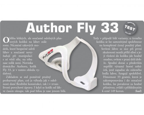 Флягодержатель 8-14000240 АВС Fly 33 Wht пластиковый белый 32г AUTHOR