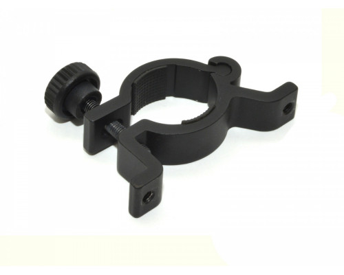 Флягодержатель/крепление 8-14003005 для крепления флягодержателей на руль 25.4-31.8мм AO-R5 алюминиевый черный AUTHOR