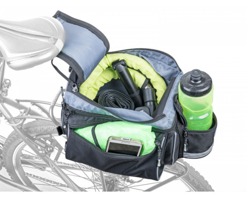 Сумка 8-15000000 на багажник A-N216 с плечевым ремнем V=7-9л 28 x14 x17см черная AUTHOR