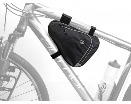 Подсумок 8-15001062 подрамный A-R213 X9 треугольный 1 отделение средний 270х200х40мм, V=1.1л 137г, черный AUTHOR