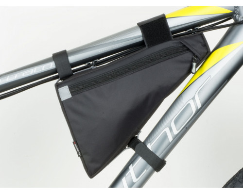 Подсумок 8-15001074 подрамный A-R244 треугольный 2 отделение средний V=1.5л 28 x18 x5,5см черный AUTHOR