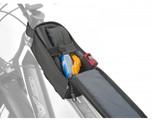 Сумочка/чехол+бокс 8-15001089 на раму A-R256 размер XL Tank Bag MPP 200x100x80mm универсальное крепление со съемным чехлом 160x90мм для смартфона черная AUTHOR