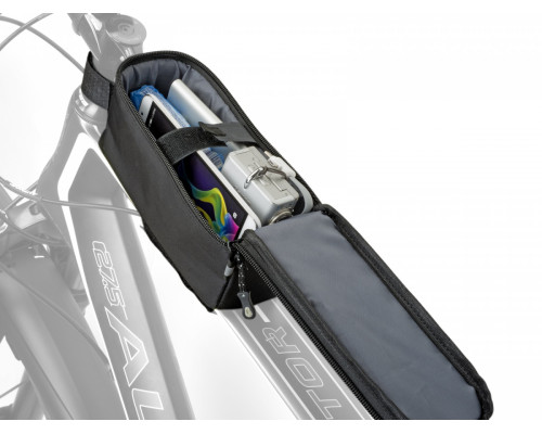 Сумочка/чехол+бокс 8-15001089 на раму A-R256 размер XL Tank Bag MPP 200x100x80mm универсальное крепление со съемным чехлом 160x90мм для смартфона черная AUTHOR
