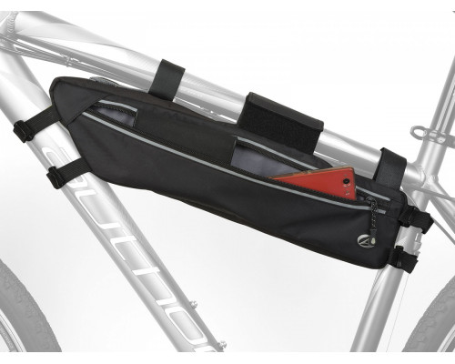 Подсумок 8-15001090 подрамный A-R260 PROLONG прямоугольный горизонтальный, 2 отделения. V=2.8л большой черный AUTHOR