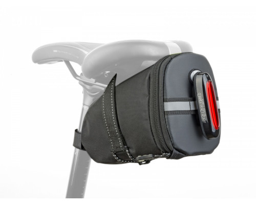 Подсумок 8-15002145 подседельный A-S315 TPN 2 отделения влагозащитный TARPAULIN черный AUTHOR