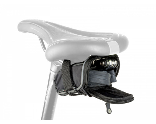 Подсумок 8-15002155 подседельный A-S310 TPN мини 1 отделение V=0.3л 110х60х40мм, 67г. черный AUTHOR