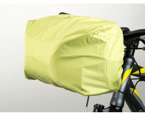 Сумка 8-15002517 на руль A-H721 QRX7 25,4/31,8мм б/съемная V=10л с чехлом от дождя черно-серая AUTHOR