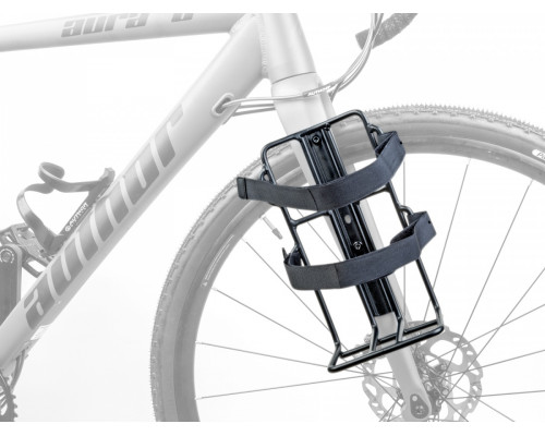 Багажник 8-15201310 алюм. НА ВИЛКУ 250-125мм ACR-F04-Alu для перевозки спальника, палатки и пр. до 4кг черный AUTHOR 