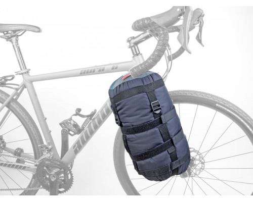 Багажник 8-15201310 алюм. НА ВИЛКУ 250-125мм ACR-F04-Alu для перевозки спальника, палатки и пр. до 4кг черный AUTHOR 