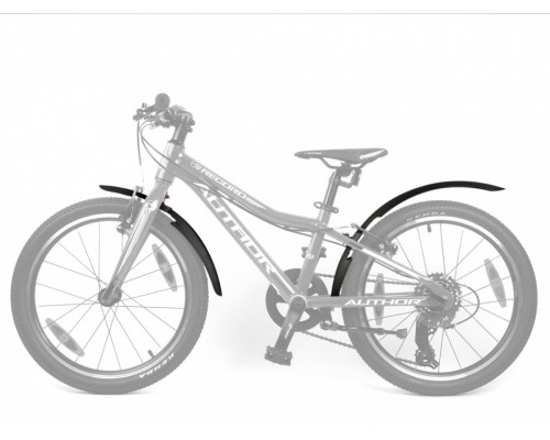 Крылья 8-16002005 пластиковые AXP Junior 20/24 20-24″ черные AUTHOR