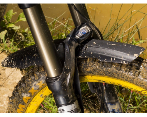 Крыло-щиток 8-16150030 пластиковом X-Flap 26-29″ переднее на раму б/съемное облегченное черный AUTHOR