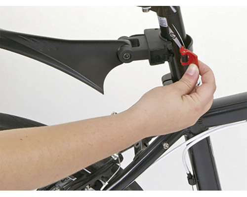 Крыло 8-16150510 пластиковое 26″ X-Bow заднее б/съемное на подседельный штырь черное AUTHOR