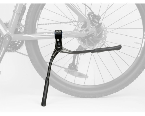 Подножка 8-16500140 алюминиевая AKS-530RS 24-29″ универсальная регулируемая одноперьевая черная AUTHOR