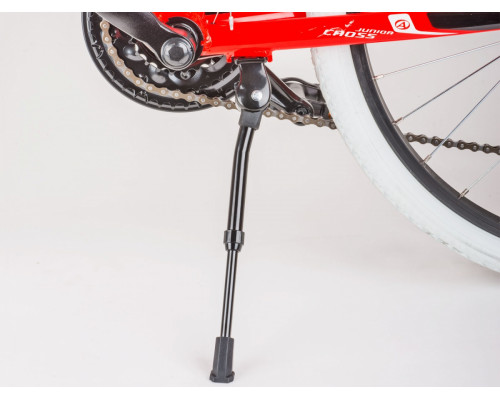 Подножка 8-16502107 алюминиевая AKS-06S 22-29″ универсальная центрального крепления с планкой, черная AUTHOR