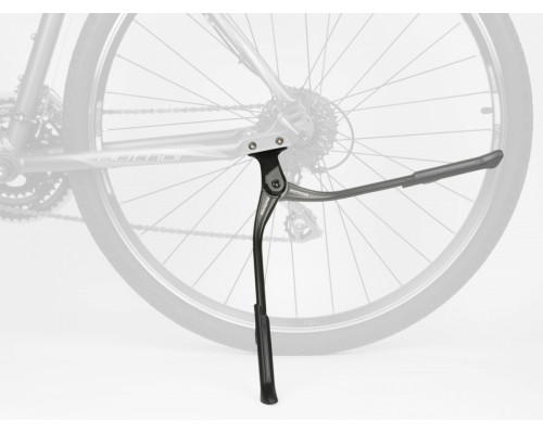 Подножка 8-16503201 алюминиевая AKS-570 R40 24-29″ регулируемая одноперьевая крепл к задний перу болт черное AUTHOR