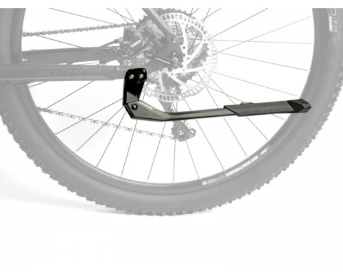 Подножка 8-16505205 алюминиевая AKS-670 R18 24-29″ E3025:E3063ля ЭЛЕКТРО-ВЕЛ.регулируемая одноперьевая крепление к заднему перу болтами (dropout Author IS-R18) черное AUTHOR