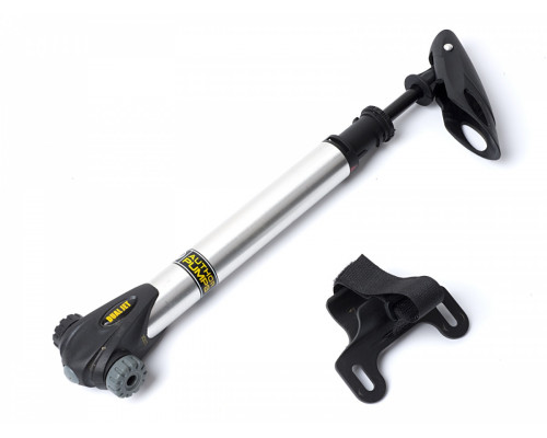 Насос 8-18101040 алюминиевый AAP Dual Jet телескопический 2 функции, 2 головки Т-ручка серебристый AUTHOR