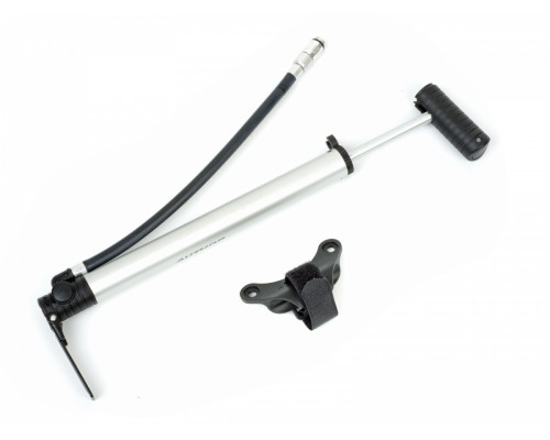 Насос 8-18101048 алюминиевый AAP Cross Lite шланг+ножной упор. универсальная головка Т-ручка серебристый AUTHOR