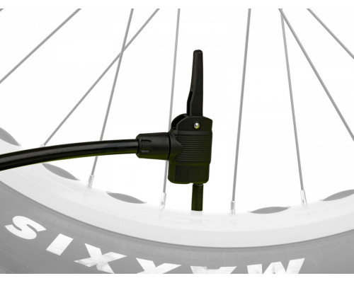 Насос 8-18151045 напольный AAP Air Bar5 сталь, с манометром160PSI 2 головки на шланге черный AUTHOR