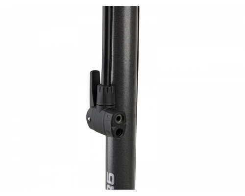 Насос 8-18151045 напольный AAP Air Bar5 сталь, с манометром160PSI 2 головки на шланге черный AUTHOR