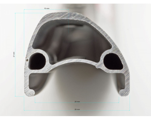 Обод 8-36092025 29/28″ двойной пистонированный для дискового тормоза (622х26/20,6х21 32 отверстия) спортивный черный Xenon Pro 29 AUTHOR