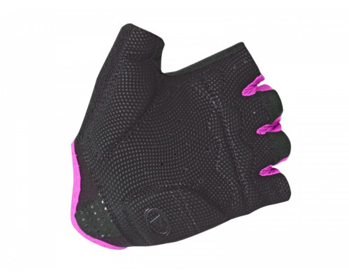 Перчатки 8-7130655 Lady Sport Gel X6 женский черно-розовые размер S гель/лайкра/синтетическая кожа с петельками AUTHOR