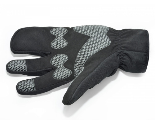 Перчатки 8-7131070 длинные пальцы ″лобстеры″ Arctic утепленные, черно-cерые размер S ветрозащитные, дышащая мембрана AUTHOR