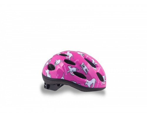 Шлем 8-9090055 с сеточкой Floppy 144 Pnk детский 16 отверстий розовый 48-52см AUTHOR