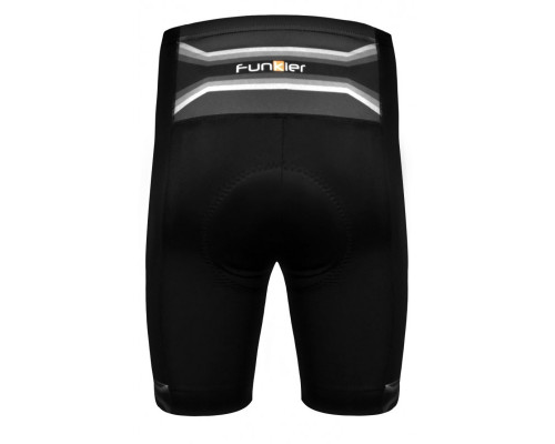 Велошорты 12-491 детские S-203K-B3 с памперсом B3 черные размер M Funkier
