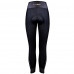 Велоштаны 12-566 женские длинные Olbia S-138- B13 Black Women Active Tights with Bottem Reflective zipper с памперсом B13 черные размер L FUNKIER