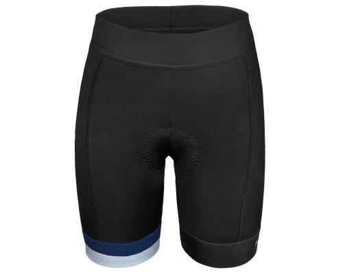 Велошорты 12-797 женские Bondeno S-1251-B13 Blue Women Active 8 panel Shorts с памперсом B13 черно-голубые размер M FUNKIER