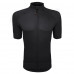 Велофутболка 12-801 VOLTERRA-3 J-852 Black Men Pro Jersey с длинной молнией, с водонепроницаемый карман, лазерная резка рукава, черная размер M FUNKIER
