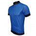 Велофутболка 12-826 PARMA J-930 Blue Men Active Jersey с длинной молнией, водонепроницаемый карман, синяя размер S FUNKIER