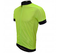 Велофутболка 12-834 PARMA J-930 Yellow Ref. Men Active Jersey с длинной молнией, водонепроницаемый карман, неоново-желтая размер L FUNKIER