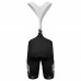 Велошорты 15-401 Matera-2 S-9850-F1 Men Eliteel Bib Shorts ( GRIPPER) с лямками с памперсом F1 черные размер M FUNKIER