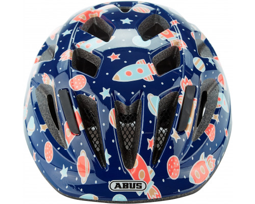 Шлем 05-0081623 Smooty 2.0 детский размер S(45-50) с регулировкой, 200гр, 14отверстий, сетка от насекомых, синий космос ABUS