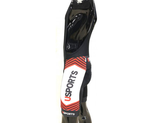 Велоформа 19-133 ВЕЛОШОРТЫ с лямками Siracusa S-9161-D8 Elite Pro Gel с памперсом D8 размер L команда USPORTS TEAM PRO
